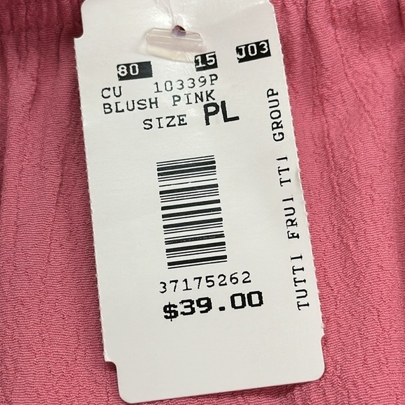 Draper’s & Damon’s Petites Blush Pink Pull-on Casual Pants Tutti Fruiti Group PL - Picture 5 of 7